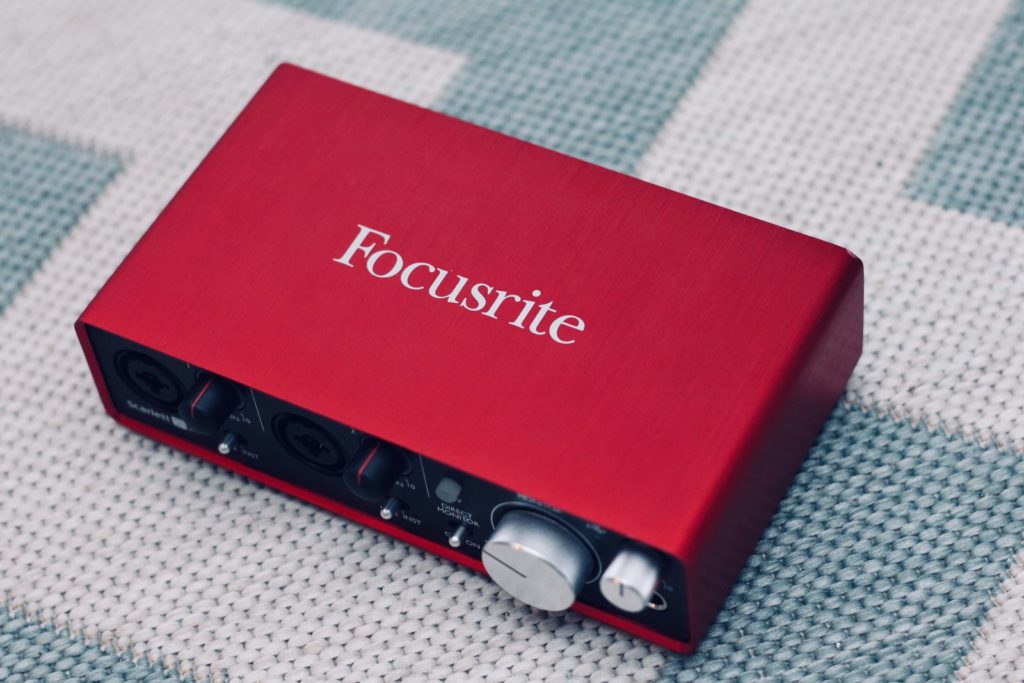 Audio interfaces help connect beginner podcast mics to a computer.