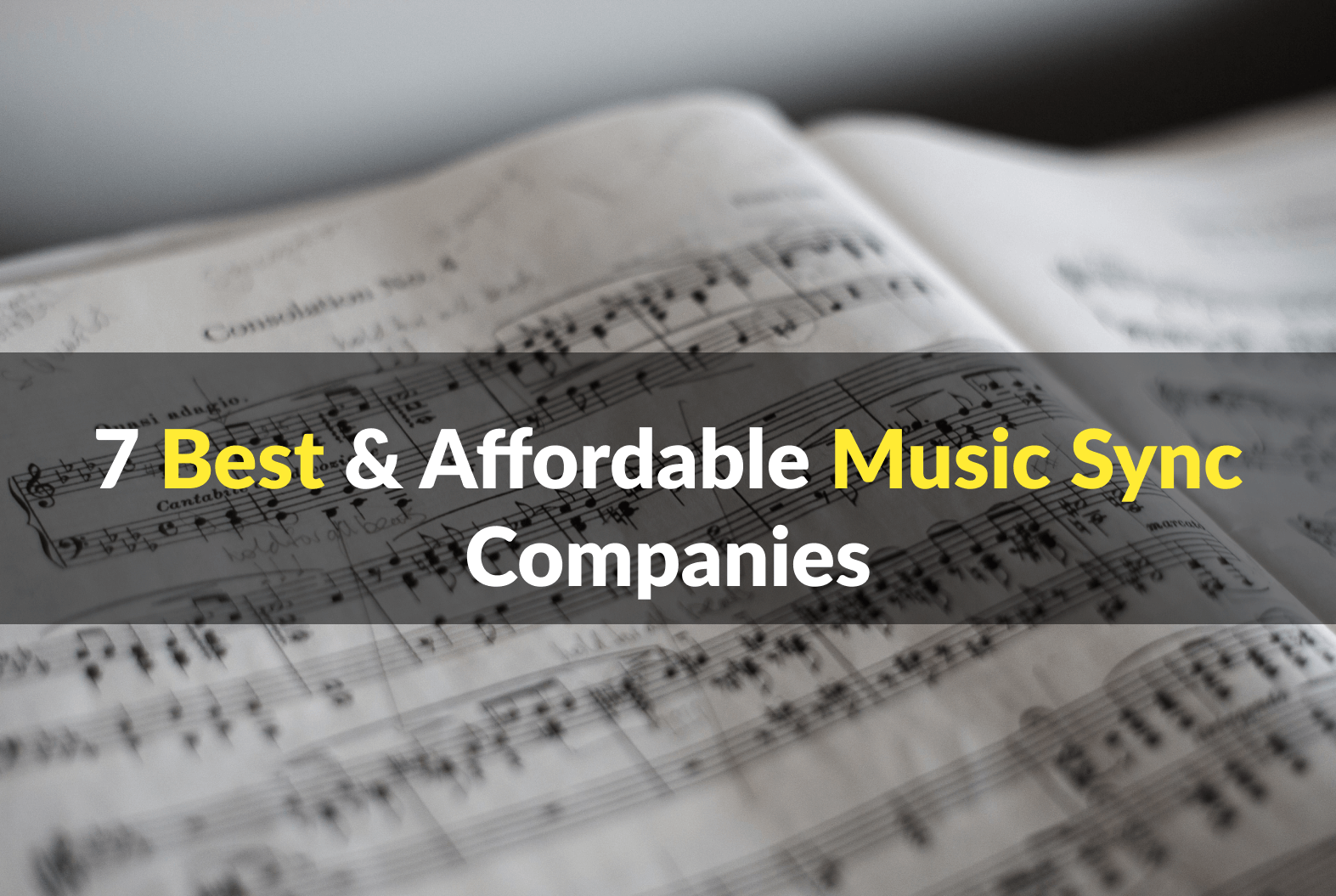 7 Best & Affordable Music Sync Companies