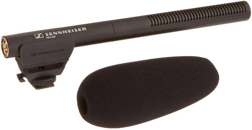 Sennheiser MKE 600 Shotgun Microphone & windshield